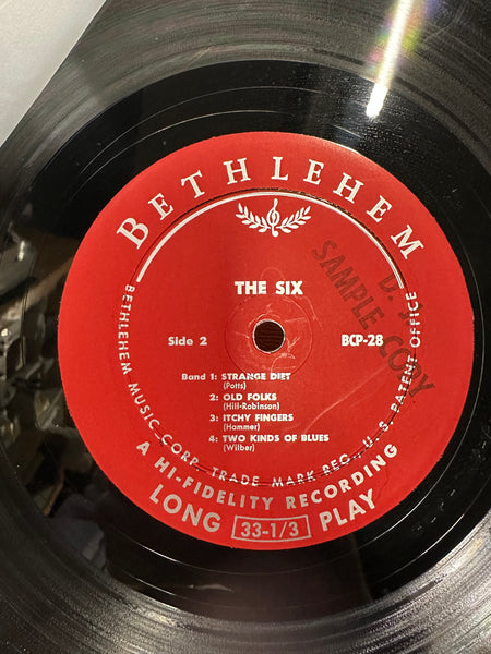 The Six - The Six - Mint- LP Record 1955 Bethlehem USA Original Mono Promo Vinyl - Jazz / Bop - Shuga Records