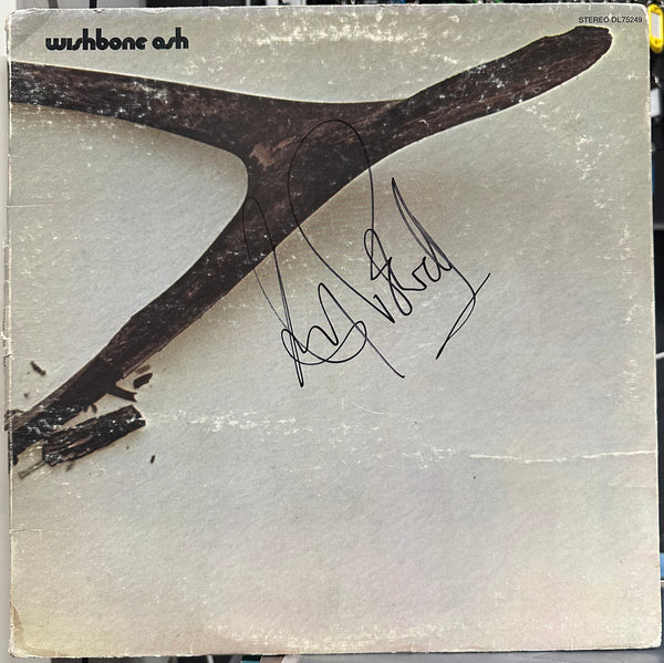 Signed Autographed by Andy Powell - Wishbone Ash - Wishbone Ash - VG LP Record 1970 Decca USA Original Vinyl - Prog Rock / Hard Rock - Shuga Records