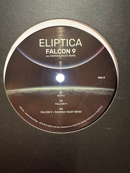 Eliptica - Falcon 9 - Mint- 12" Single Record 2023 Lescale France Vinyl - Acid / Minimal / Electro - Shuga Records