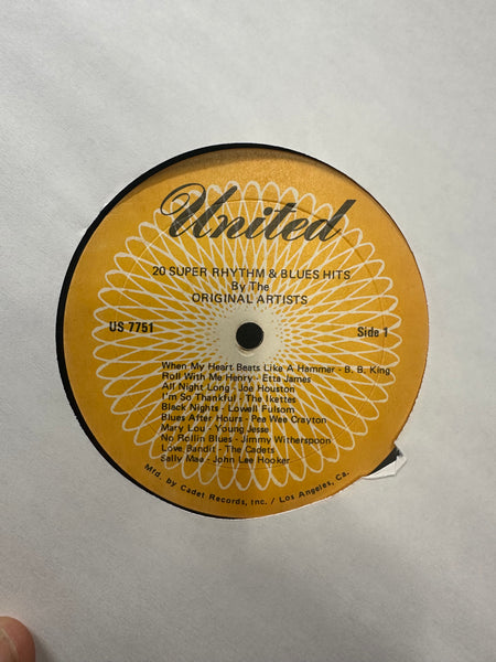 Various - 20 Super Rhythm & Blues Hits Vol.2 - VG+ LP Record United USA Vinyl - Blues / Rhythm & Blues / Rock & Roll - Shuga Records