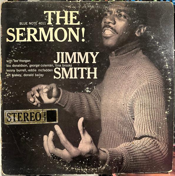 Jimmy Smith - The Sermon! (1959) - VG- (lower grade) LP Record 1960s Blue Note USA Stereo RVG Vinyl - Jazz / Hard Bop - Shuga Records