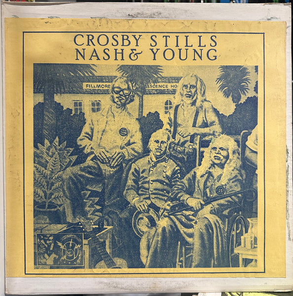 Crosby, Stills, Nash & Young - Nice To See You: The Nineteen Seventy-Four Excursion - VG+ 2 LP Record 1974 The Amazing Kornyfone TMOQ USA Live Unofficial Black Vinyl - Classic Rock / Folk Rock / Soft Rock - Shuga Records