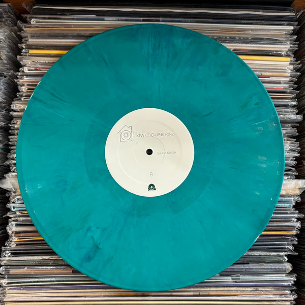 kiwi house (Cadien Lake Jack Henry James / Twin Peaks) - ONE (2023) - New LP Record 2025 Shuga Records Algae Party Turquoise Vinyl, Numbered Signed Insert - Chicago Electronic / Experimental / Ambient / Ambient / Lo-fi - Shuga Records