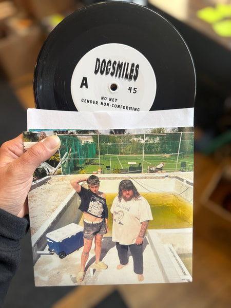 Dogsmiles - No Net Gender Non-Conforming / New Punk Secret Lake - New 7" Single Record 2026 Self-Released Vinyl - Dance-Punk