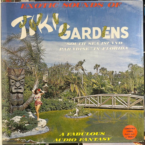 Unknown Artist - Exotic Sounds Of Tiki Gardens - "South Sea Island Paradise" In Florida - Mint (New Opened to verify) LP Record 1967 Private Press USA RARE Vinyl - Exotica / Space-Age / Hawaiian Pacific / Lounge - Shuga Records