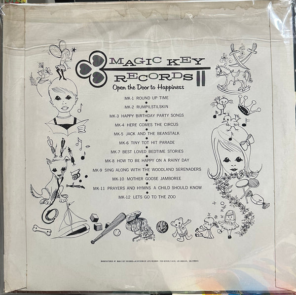 Unknown Artist - Sing Along With The Woodland Serenaders - VG+ LP Record 1950s Magic Key USA Vinyl - Children's - Shuga Records