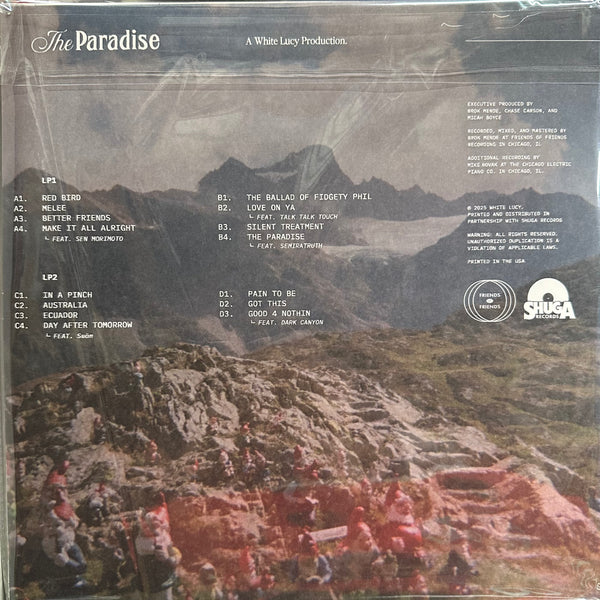 White Lucy - The Paradise - New 2 LP Record 2025 Shuga USA Psychedelic Sexy Kool Aid Colored Vinyl, Poster & Numbered - Chicago Soul / - Shuga Records