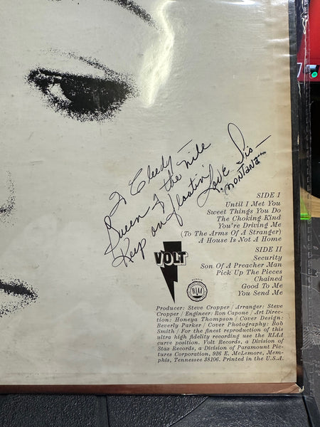Signed Autographed - Mavis Staples – Mavis Staples - VG+ LP Record 1969 Volt Original Vinyl - Soul