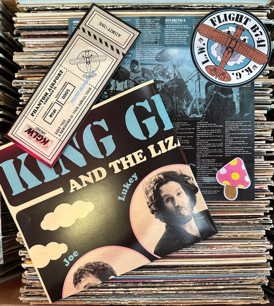 King Gizzard And The Lizard Wizard - Flight B741 Live! - New LP Record 2025 Shuga Chicago For Pain Hot Sauce Edition Vinyl, Poster, Flight Ticker, Sticker & Insert USA Vinyl - Psychedelic Rock - Shuga Records