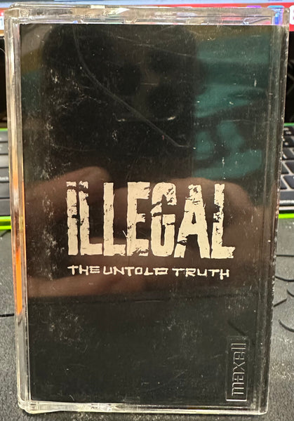 llegal - The Untold Truth - VG+ Cassette 1993 Rowdy USA Translucent Red Tape - Hip Hop - Shuga Records