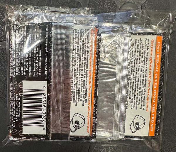 (1) Fat Cello Rack Packs & (4) Regular Pack - 1991-1992 Pro Set Series I Hockey NHL Trading Card - 30 +15 Cards Per Pack (90 cards total) - Shuga Records