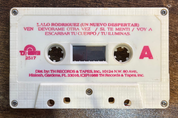 Lalo Rodriguez - Un Nuevo Despertar - VG+ Used Cassette 1988 TH-Rodven Tape - Latin - Shuga Records
