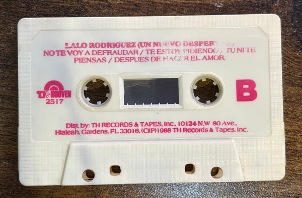 Lalo Rodriguez - Un Nuevo Despertar - VG+ Used Cassette 1988 TH-Rodven Tape - Latin - Shuga Records