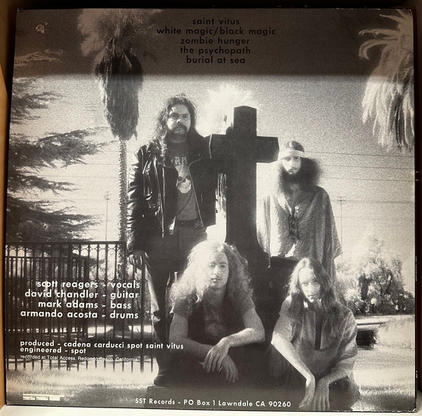 Saint Vitus – Saint Vitus - VG+ LP Record 1984 SST USA Original Vinyl & Inner - Doom Metal - Shuga Records