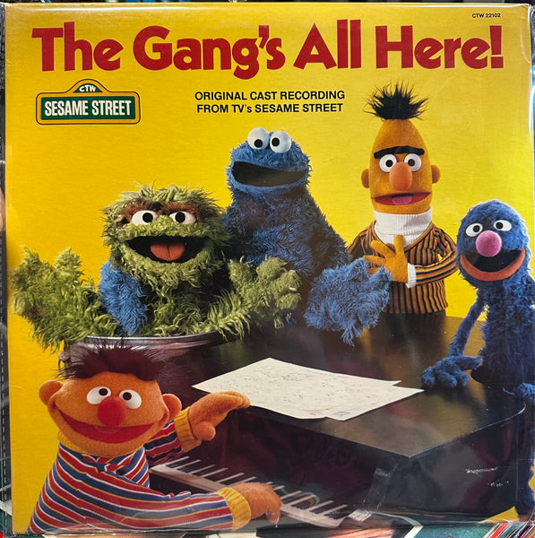 Sesame Street - The Gang's All Here! Original Cast Recording From TV's Sesame Street - Mint- LP Record 1983 USA Original RARE Vinyl - Children's / Educational - Shuga Records
