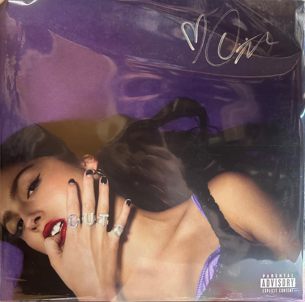 Signed Autographed On Cover with Heart - Olivia Rodrigo - Guts - Mint- LP Record 2023 Geffen Black Vinyl - Pop / Power Pop - Shuga Records