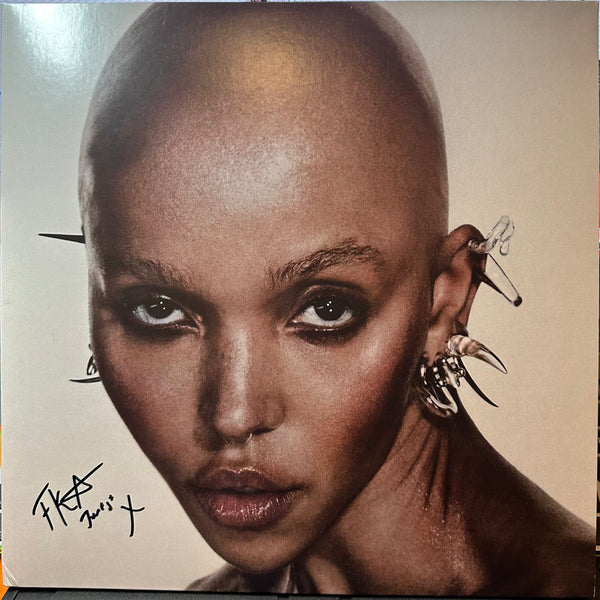Signed Autographed - FKA Twigs - EUSEXUA - Mint- LP Record 2025 Atlantic Indie Exclusive Newbury Comics Milky Clear Vinyl, Poster, Sticker & Booklet - Electronic / Contemporary R&B / Pop / Experimental - Shuga Records