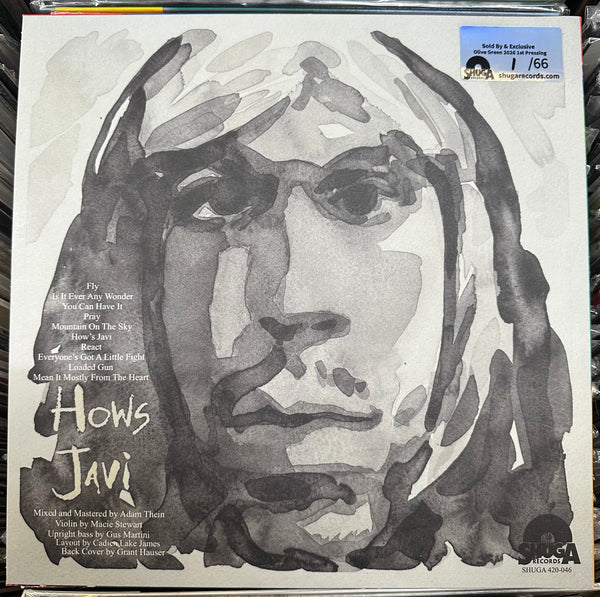 Javier Reyes - How's Javi - New LP Record 2026 Shuga Records Olive Green Vinyl & Numbered - Chicago Indie Rock / Indie Pop / DJO / Post Animal