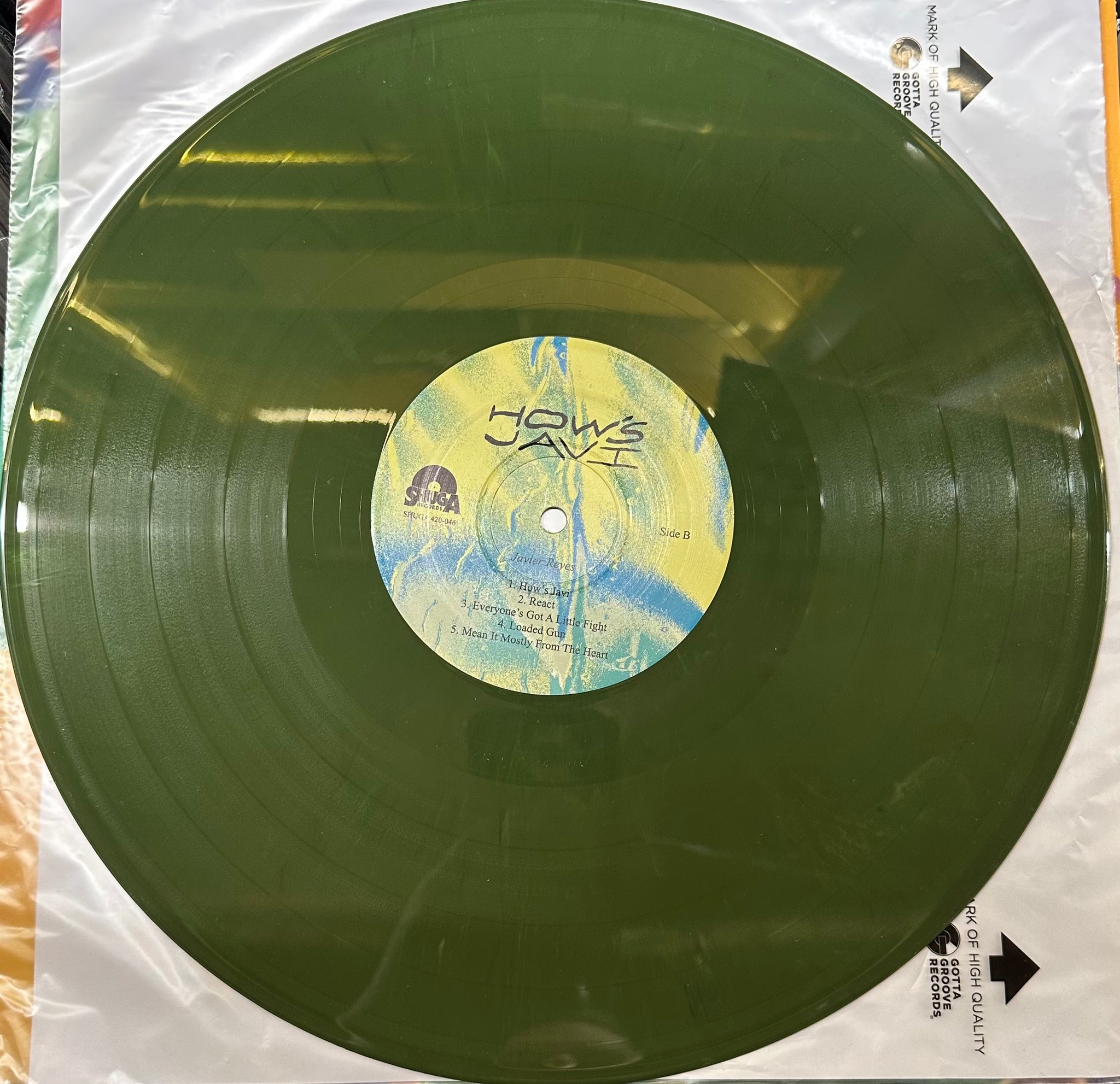Javier Reyes - How's Javi - New LP Record 2026 Shuga Records Olive Gre