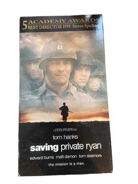 Saving Private Ryan (1998) - Used VHS 1999 Paramount Limited Edition Tape - Shuga Records