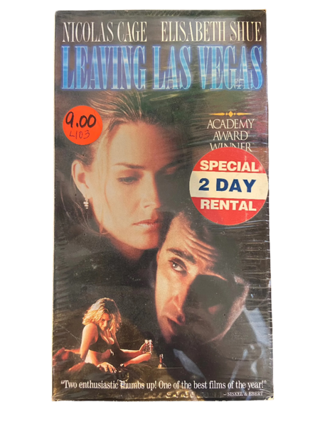 Leaving Las Vegas (1995) - Used VHS 1996 MGM Tape - Shuga Records