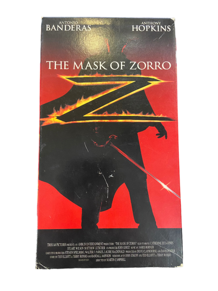 The Mask of Zorro (1998) - Used VHS 1998 Tristar Tape - Shuga Records