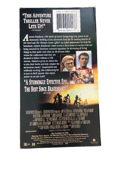 The 13th Warrior (1999) - Used VHS 2000 Touchstone Tape - Shuga Records