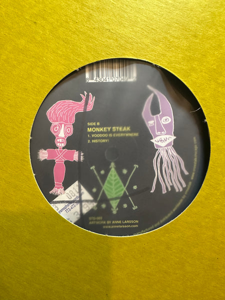 Monkey Steak - Ratatosk's Tree - VG+ 12" EP Record 2009 Sleazetone USA Vinyl - UK Garage / Dub Techno / Dubstep / Speed Garage - Shuga Records