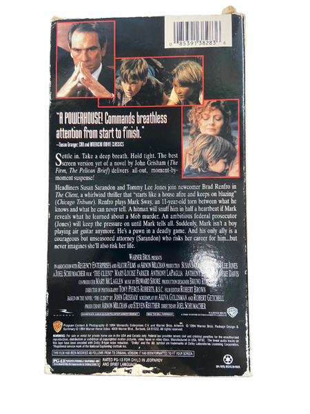 The Client (1994) - Used VHS 1994 Warner Brothers Tape - Shuga Records
