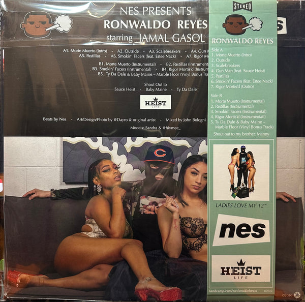 Jamal Gasol & NES - Ronwaldo Reyes - New EP Record 2020 Heist Life Vinyl & Japanese OBI - Hip Hop - Shuga Records