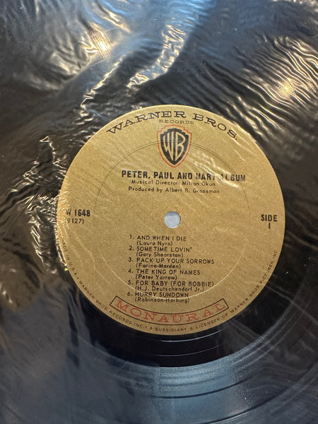 Peter, Paul & Mary - Album - New (Sealed in Baggy) LP Record 1966 Warner USA Original Mono Vinyl - Folk / Pop Rock / Soft Rock - Shuga Records