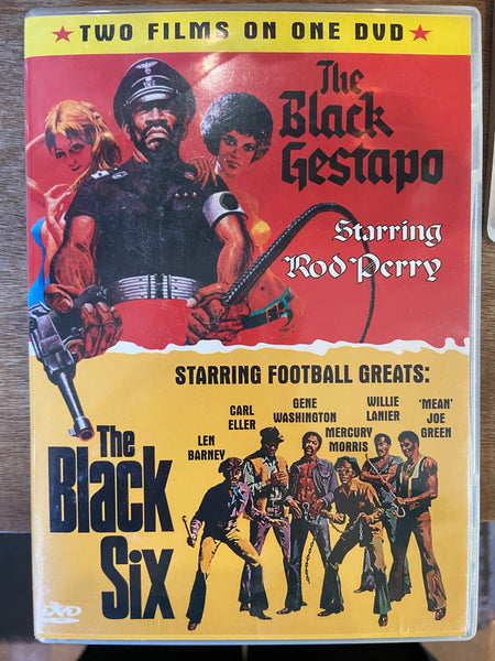 The Black Gestapo (1975)/The Black Six (1973) - Used VG+ DVD 2002 Diamond Entertainment - Shuga Records