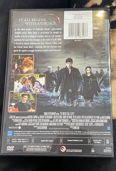 The Twilight Saga: Eclipse (2010) - Used VG+ DVD 2010 Summit Etertainment - Shuga Records
