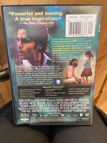 bella (2006) - Used VG+ DVD 2007 Blockbuster Copy Lionsgate - Shuga Records