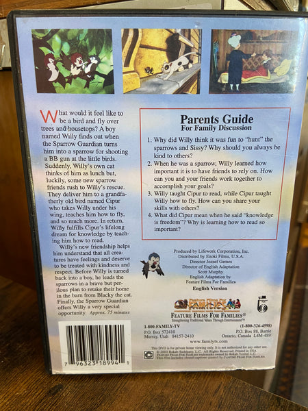 Willy the Sparrow (2004) - Used VG+ DVD 2004 Feature Films for Families - Shuga Records