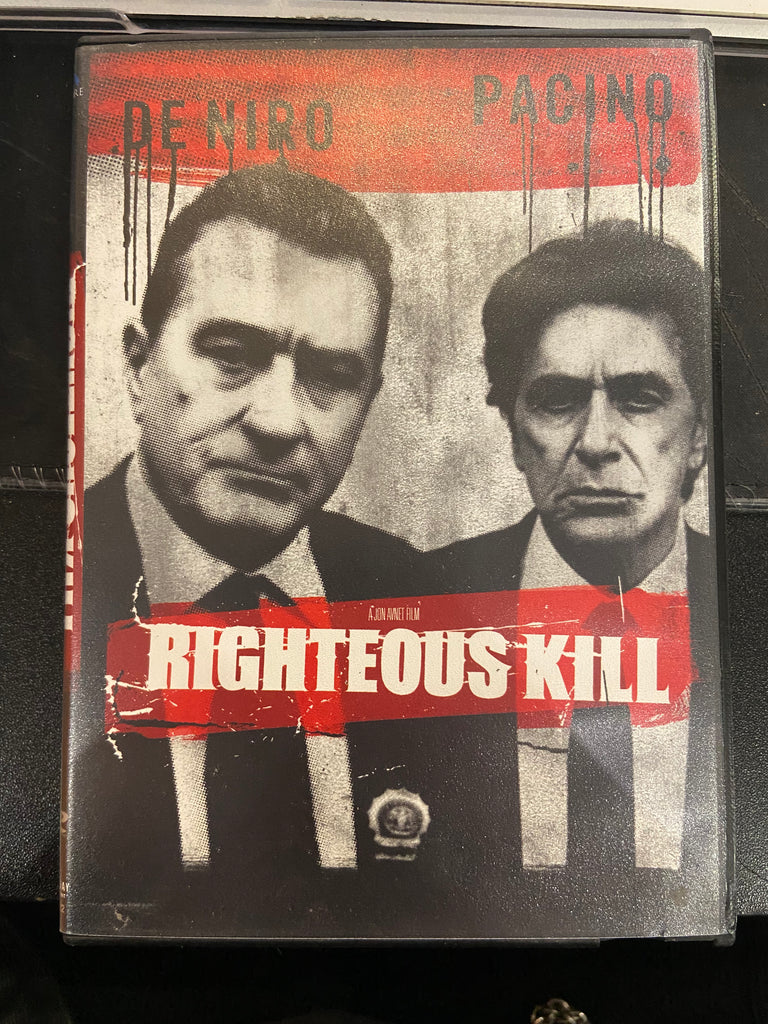 Righteous Kill (2008) - Used VG+ DVD 2009 Blockbuster Copy