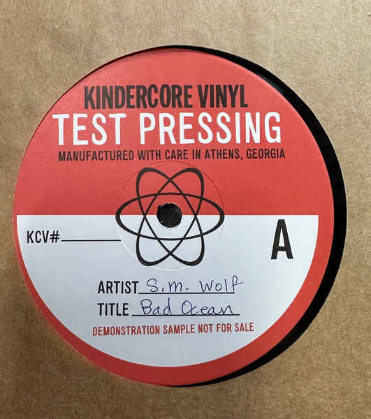 S.M. Wolf - Bad Ocean - Mint- LP Record 2018 PIAPTK Test Pressing Vinyl - Power Pop / Indie Rock