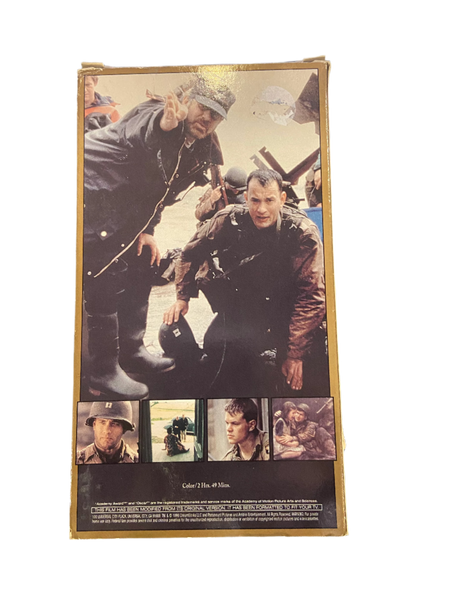 Saving Private Ryan (1998) - Used VG+ 2 VHS Limited Edition Dreamworks Tape - Shuga Records