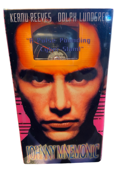 Johnny Mnemonic (1995) - Used VG+ VHS 1995 Tri Star Tape - Shuga Records