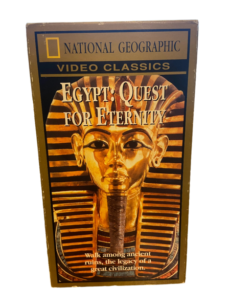 National Geographic Video Classics Egypt: Quest for Eternity - Used VG VHS 2001 Nat Geo Tape - Shuga Records