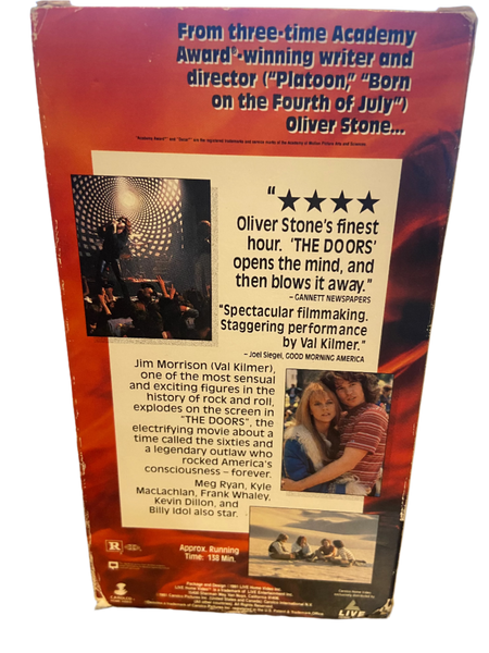 The Doors (1991) - Used VG+ VHS 1991 Carolco Home VIdeo Tape - Shuga Records
