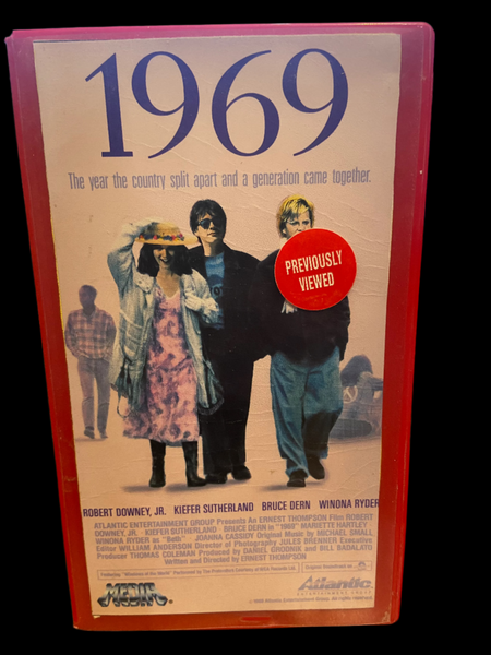 1969 (1988) - Used VG VHS 1988 Clamshell Rental Copy Tape - Shuga Records