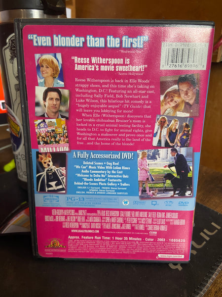 Legally Blonde 2: Red, White, & Blonde (2003) - Used VG DVD 2003 MGM Ex-Rental Copy - Shuga Records