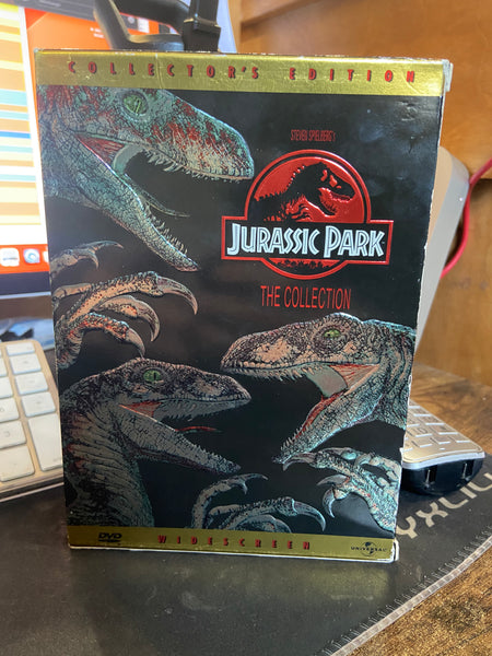 Jurassic Park (1993) /The Lost World (1997) Box Set - Used VG+ 2 DVD 2000 Universal Collector's Edition - Shuga Records