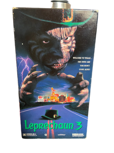 Leprechaun 3 (1995) - Used VG+ VHS 1996 Vidmark Entertainment Tape - Shuga Records