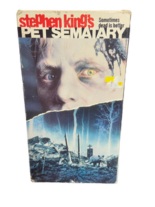 Pet Sematary (1989) - Used VG+ VHS 1991 Paramount Tape - Shuga Records