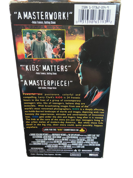 Kids (1995) - Used NM VHS 1997 Vidmark Tape - Shuga Records