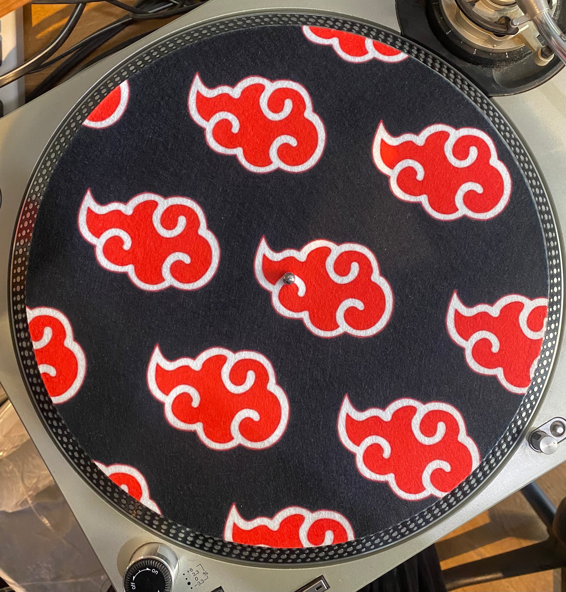 Limited Edition Vinyl Record Slipmat - Naruto Akatsuki Slip Mat