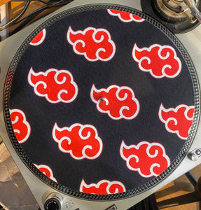 Limited Edition Vinyl Record Slipmat - Naruto Akatsuki Slip Mat