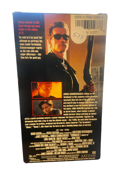 Terminator 2: Judgment Day (1991) - Used VHS 1999 Artisan Holographic Tape - Shuga Records
